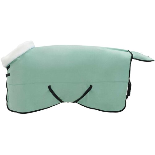 vidaXL Konjski plašč Polna temno zelena 135 cm Polarna flanela, (5000288786) Cene