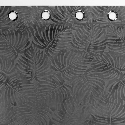 Douceur d int&amp;eacute;rieur Antracitno siva žametna zavesa 140x240 cm Analia &amp;ndash; Slike