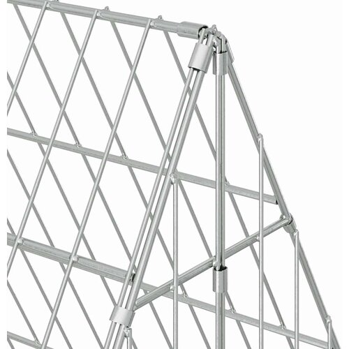  Kavez za piliće Srebrno 650 x 100 x 85 cm Cinkani čelik Slike