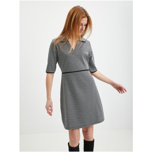 Orsay Black Women Patterned Sweater Dress - Women Slike