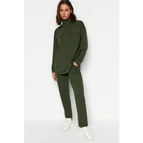 Trendyol Sweatsuit Set - Green - Regular fit