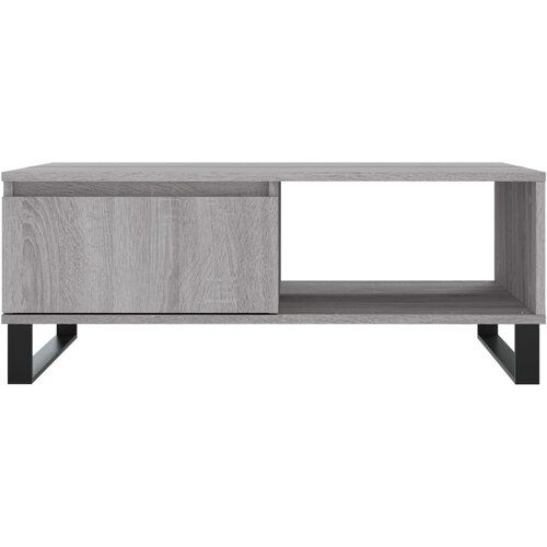  Stolić za kavu siva boja hrasta 90x60x35 cm konstruirano drvo Slike