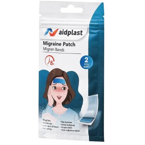 Aidplast Flaster protiv migrene, 2 komada Slike
