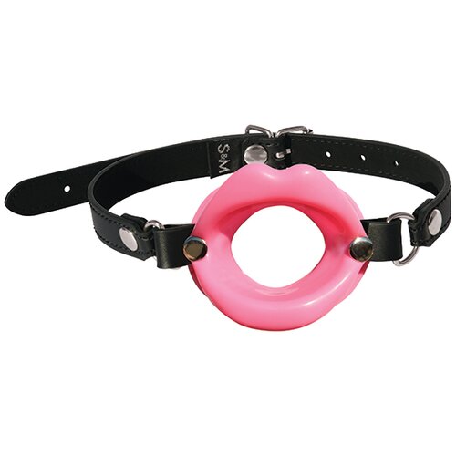 Sex &amp;amp; Mischief gag s nastavkom za usne S&amp;amp;amp;M, ružičasti Slike