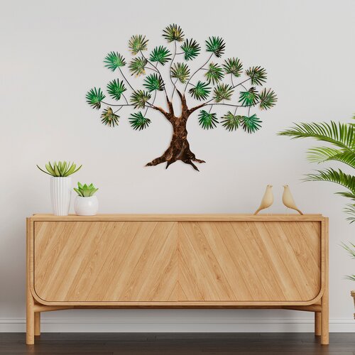 Atelier Del Sofa Zidna dekoracija Maple-Green, 90x115 cm, Zeleno-braon Slike