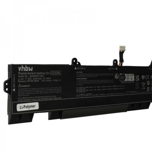 VHBW Baterija za HP EliteBook 850 G7 / 855 G7 / 850 G8 / 855 G8, CC03XL, 4400 mAh Slike