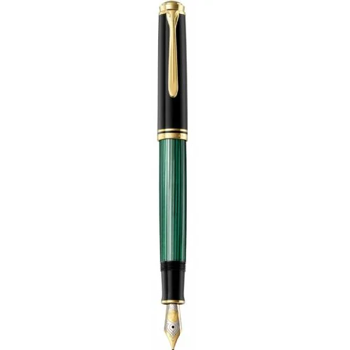 Pelikan nalivno pero M800 Souverän, črno/zelen, M konica, v darilni škatlici