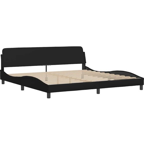  Okvir za krevet Dover crni 200x200 cm od umjetne kože Slike