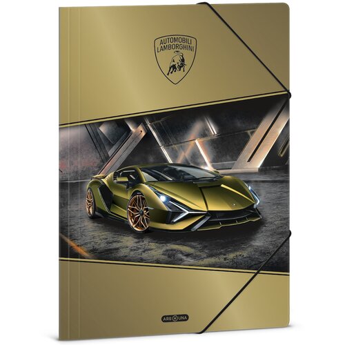 Ars Una rumena mapa Lamborghini z elastiko, format A4 Cene