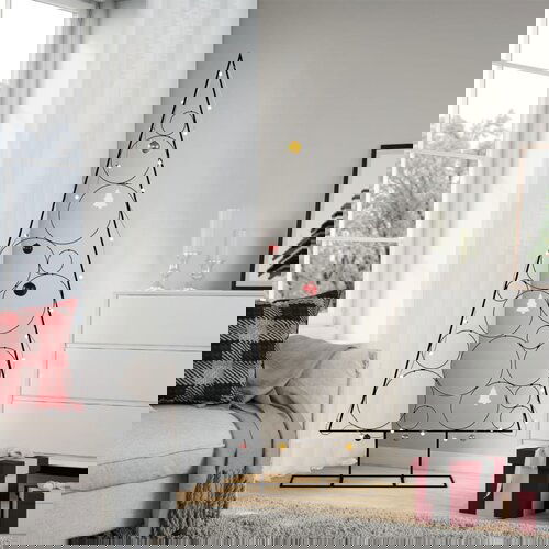 vidaXL Metalno ukrasno božićno drvce crno 180 cm Cijene