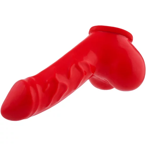 Toylie latex penis sleeve danny 11,5cm red