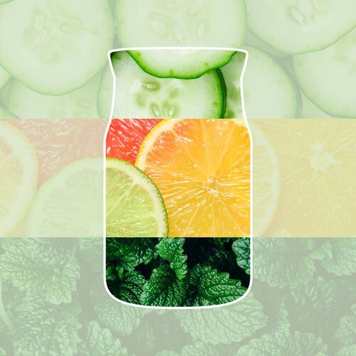 Yankee Candle Cucumber Mint Cooler mirisna svijeća Signature 110 g Slike