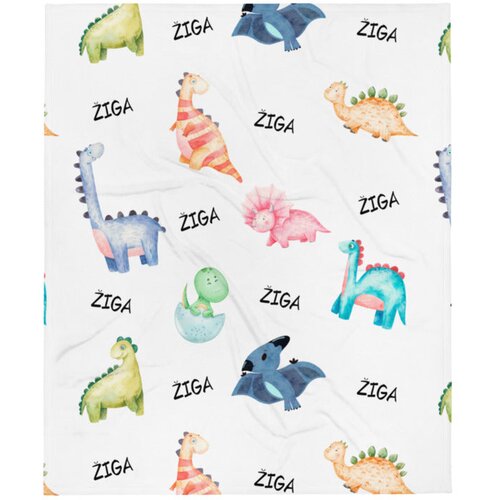  Personalizirane Deka s imenom &amp;ndash; Dino Slike
