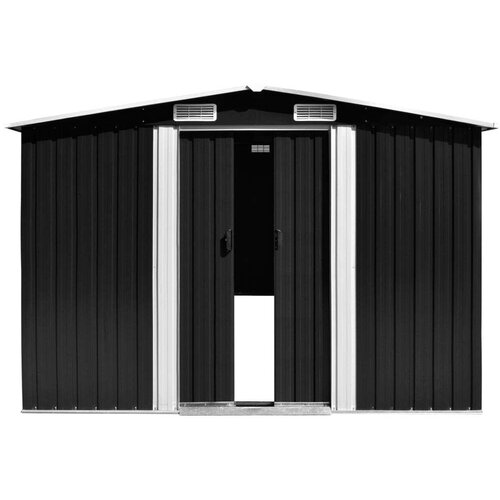  Vrtno spremi&amp;scaron;te 257 x 489 x 181 cm metalno antracit Slike
