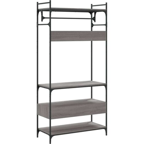  Ormar s ladicama sivi hrast 89x39x184 5 cm konstruirano drvo Slike