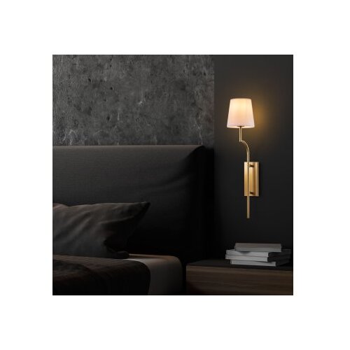 Opviq vall lamp zidna zlatno - bela lampa lumora 15333 Slike