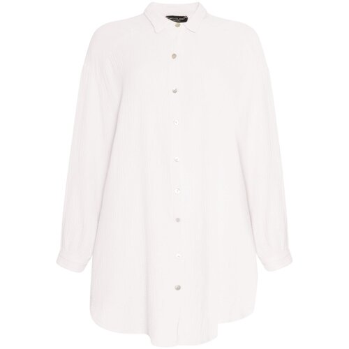 SASSYCLASSY Bluza bela Slike