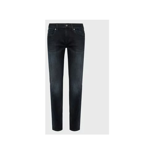 7 For All Mankind Jeans hlače Slimmy JSMXC510SP Črna Slim Fit