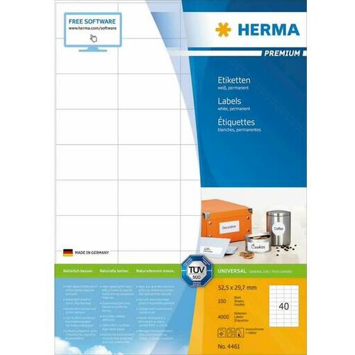 Herma etikete 52,5x29,7 A4/40 1/100 bela ( 02H4461 ) Cene
