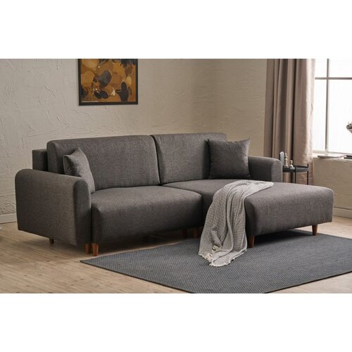 Atelier Del Sofa Mane Right ugaona garnitura na razvlačenje 246 × 160 cm, antracit Cene