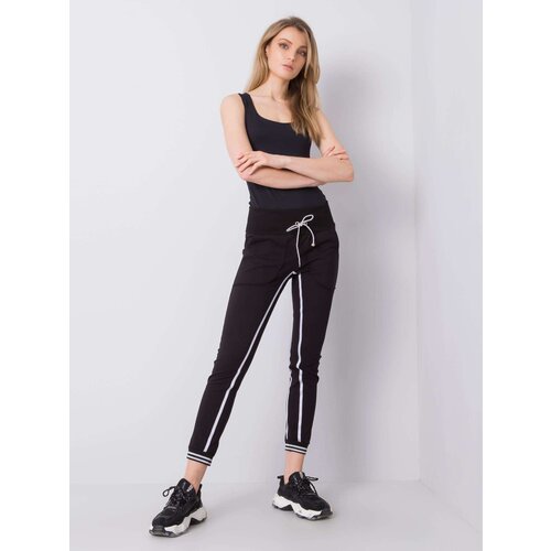 RUE PARIS Sweatpants-CHA-DR-0418.11-black Slike
