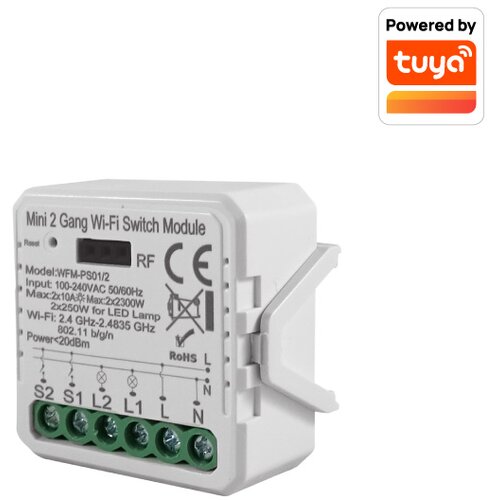 Tuya WI-FI PREKIDAC SMART UGRADNI 2X10A /230V/2.4GHZ Cene