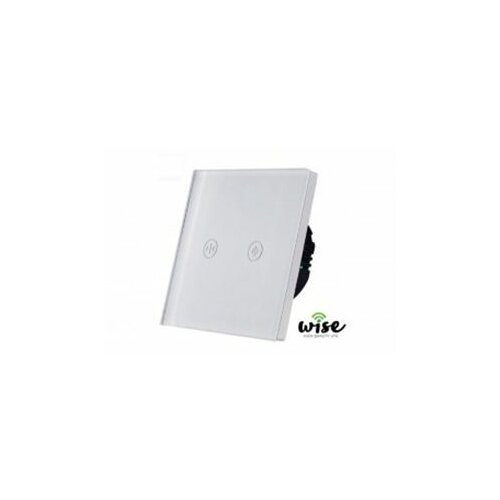 Wise Wifi pametni prekidač za roletne/zavese, stakleni panel beli WR0001 Cene