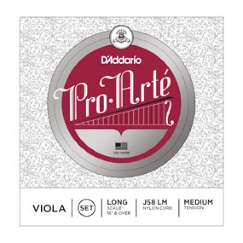 D&amp;#039;Addario J58 MM PROARTE VIOLA SET MEDIUM MED žice za violu Slike