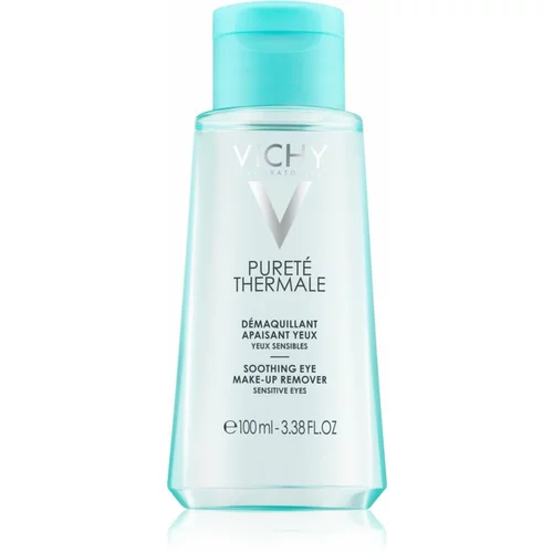 Vichy Pureté Thermale Soothing umirujuće sredstvo za uklanjanje šminke za oči za osjetljivu kožu 100 ml za žene