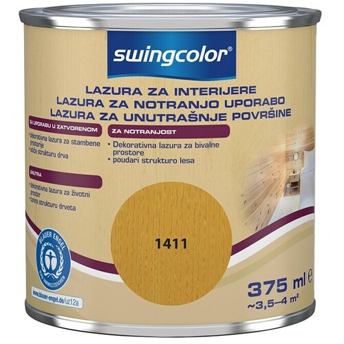 SWINGCOLOR Dekorativna lazura za bivalne prostore (375 ml, bor, na vodni osnovi) Slike