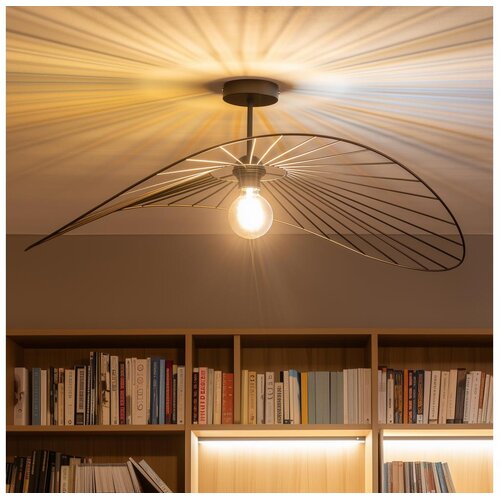 Brilagi LED plafonski luster CERIA WIRE 1xE27/60W/230V 60x80 cm crna/bronza Slike