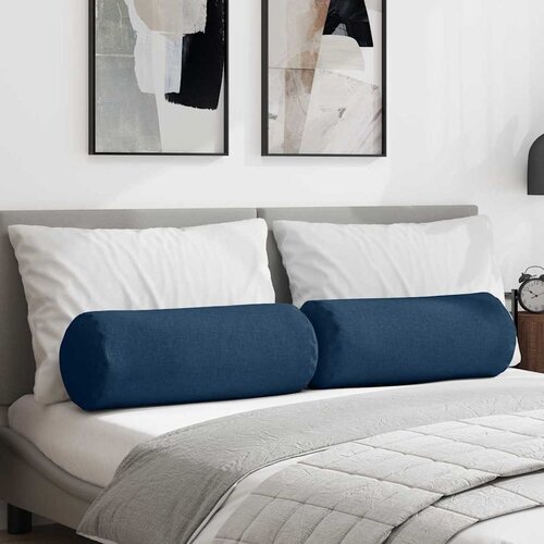  Valjkasti jastučići 2 pcs Plava &Oslash; 25 x 70 cm tkanina Cijene
