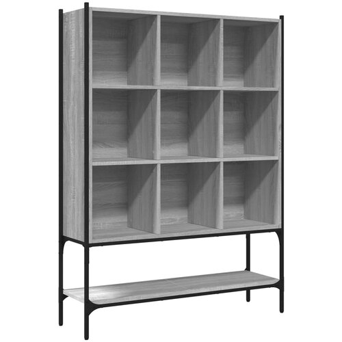 Maison Chic Knjižna omara - Knjižni regal siva sonoma 102x30x141,5 cm inženirski les, (21724810) Slike