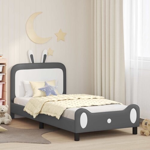  Krevet za djecu s uzglavljem Svijetlo siva 90 x 200 cm PU Cijene