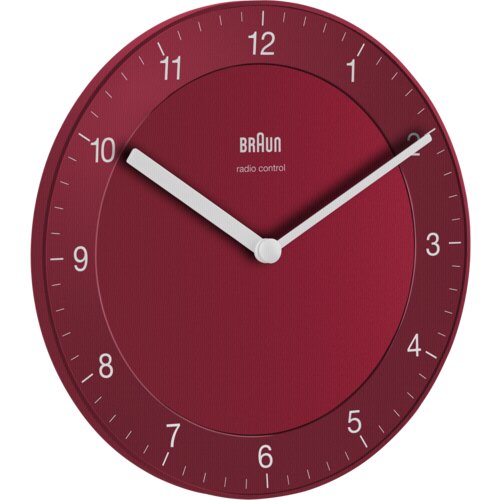 Braun BC 06 R-DCF radio wall clock red Cijene