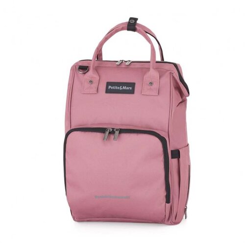 Petite&amp;amp;Mars Ruksak za pelene Jack, Dusty Rose Slike