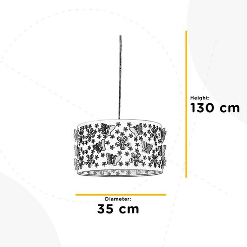Lesnina XXXL ONLI - Dečiji luster TITILLA 1xE27/22W/230V ljubičasta/bela Slike