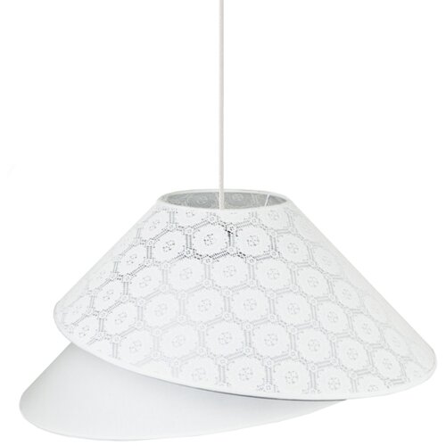  Duolla - Luster na sajli COCO 1xE27/40W/230V, prečnik 50 cm, bela Slike