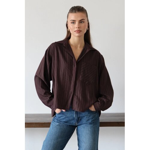 TRENDYOLMILLA Ženska ko&amp;scaron;ulja Twoaw26Go00138, smeđa/smeđa Slike