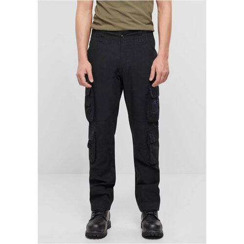 Brandit Black Pure Slim Fit Trousers Slike