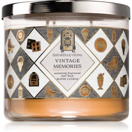 Bath & Body Works Vintage Memories dišeča sveča 411 ml Cene