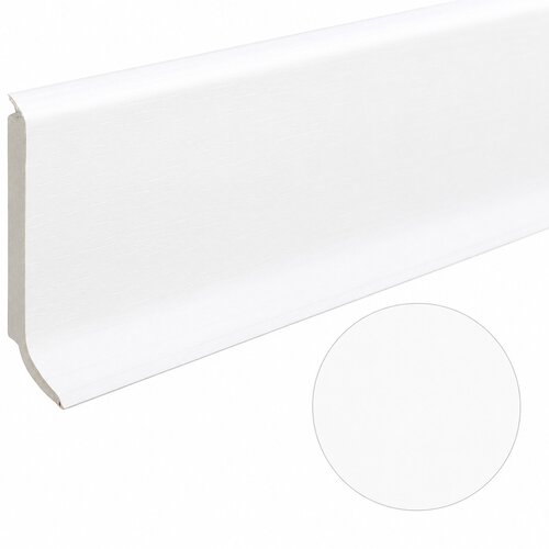  PVC podna lajsna 61 mm x 2,5 m - bela 890 Elegant Slike