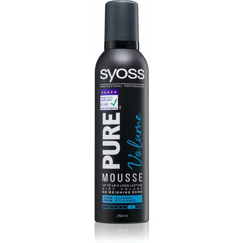 Syoss Pure Volume pjena za kosu za dugotrajni volumen 250 ml