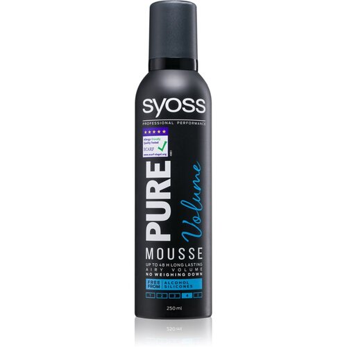 Syoss Pure Volume pjena za kosu za dugotrajni volumen 250 ml Slike