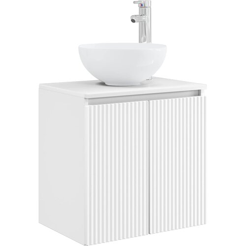 vidaXL Umivalnik s pritrditev na steno Bela 49,5 x 41 x 64,5 cm, (5000246322) Cene