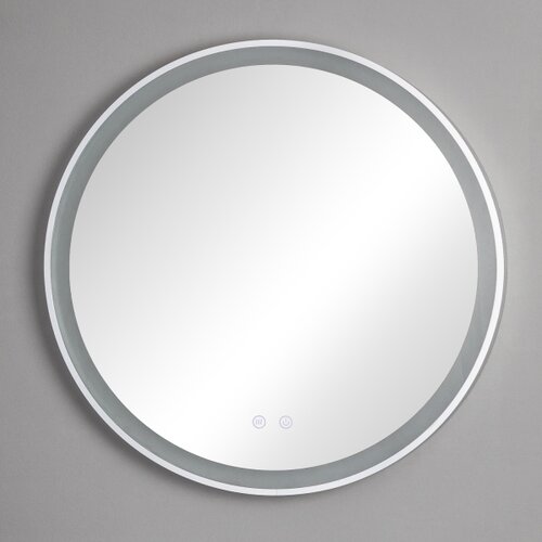  Brilagi-LED grejano ogledalo sa prigu&amp;scaron;iva i pozadinskim osvetljenjem ALU PRO LED/18W/230V pr.60 cm IP44 mat hrom Slike