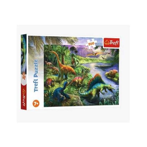 Trefl Puzzle - Predatory dinosaurs -200 delova Cene