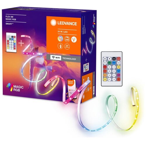 Ledvance LED RGB prigu&scaron;iva traka SMART+ MAGIC FLEX 5m LED/24W/230V Wi-Fi+daljinski upravljač Cene