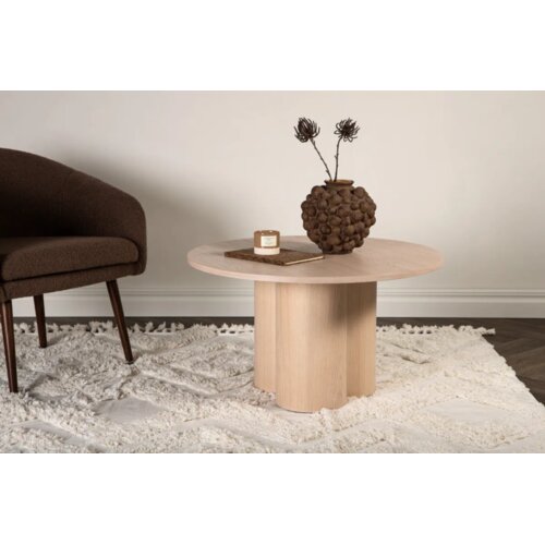 Venture Home Olivia klub stolić ⌀80 cm, izbijeljeni (whitewash) Cijene