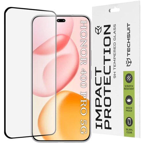 Techsuit 111D Full Cover / Full Glue Glass / 3D Curved Screen za Honor 400 Pro Cene